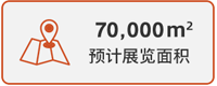 总展出面积6万平方米